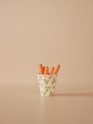 Medium Melamine Cup - Cream - Roller Skate Print | Boutique Ballooons