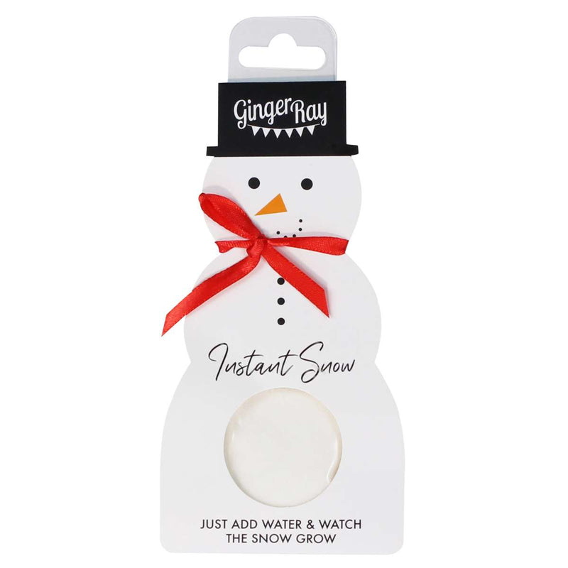 Snowman Shape Instant Snow - Novelty Christmas