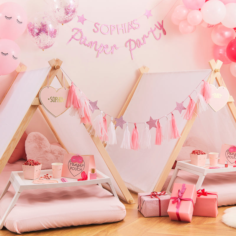 Pink Pamper Party Paper Napkins
