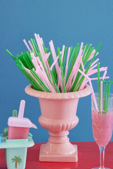 PLA Drinking Straw - Green | Boutique Ballooons