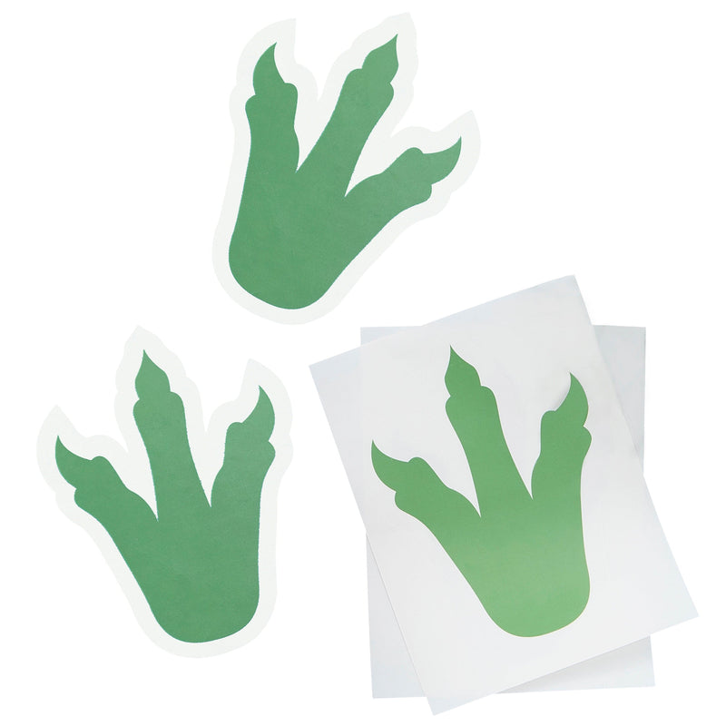 Dinosaur Party Footprint Stickers