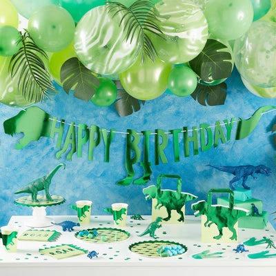 Dinosaur Party Footprint Stickers