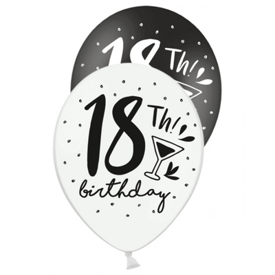 6 Motivballons - 18th Birthday | Boutique Ballooons