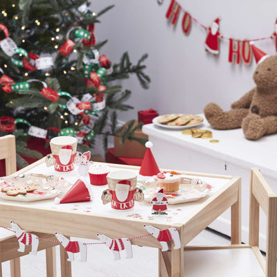 Santa's Footprint Christmas Stencils