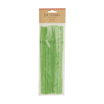 PLA Drinking Straw - Green | Boutique Ballooons