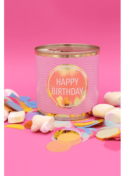 Cancake Happy Birthday Pink Schwarzwälder Kirschkuchen | Boutique Ballooons