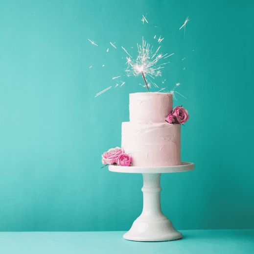 Make a Wish rosé Wunderkerzen 30cm 10er Set | Boutique Ballooons