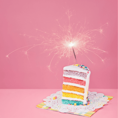 Make a Wish rosé Wunderkerzen 30cm 10er Set | Boutique Ballooons