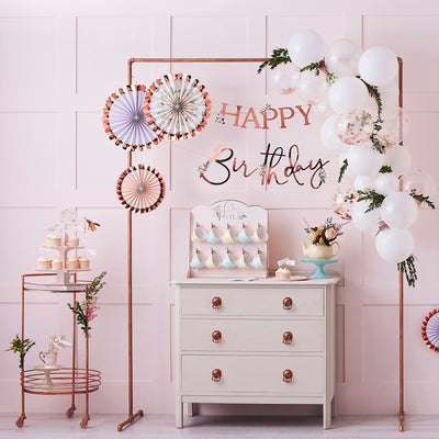 Floral Tea Party Paper Plates | Boutique Ballooons