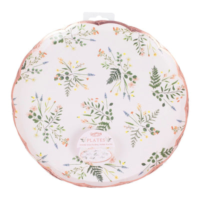 Floral Tea Party Paper Plates | Boutique Ballooons