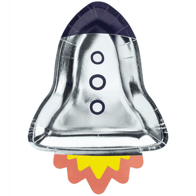 6 Pappteller - Ø 30cm - Space Party | Boutique Ballooons