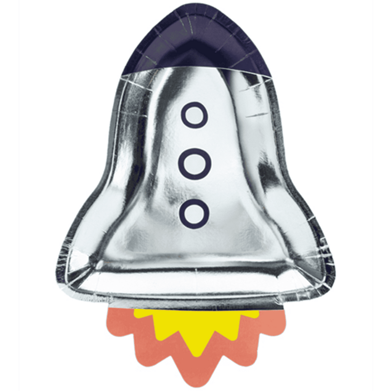 6 Pappteller - Ø 30cm - Space Party | Boutique Ballooons