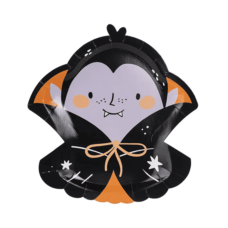 6 Pappteller - Ø 25cm - Dracula