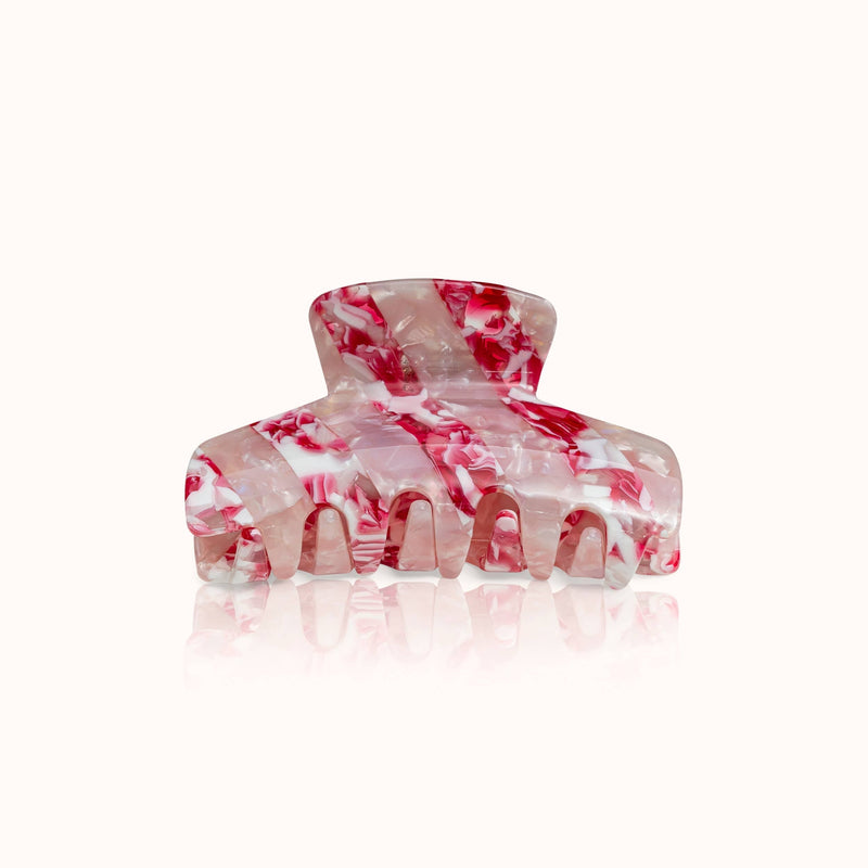 by Vivi. - Haarspange Streifen Erdbeermilchshake