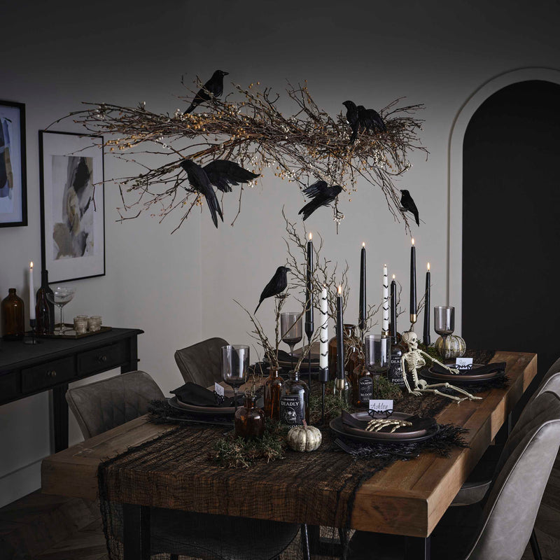 Black Crow Halloween Decorations