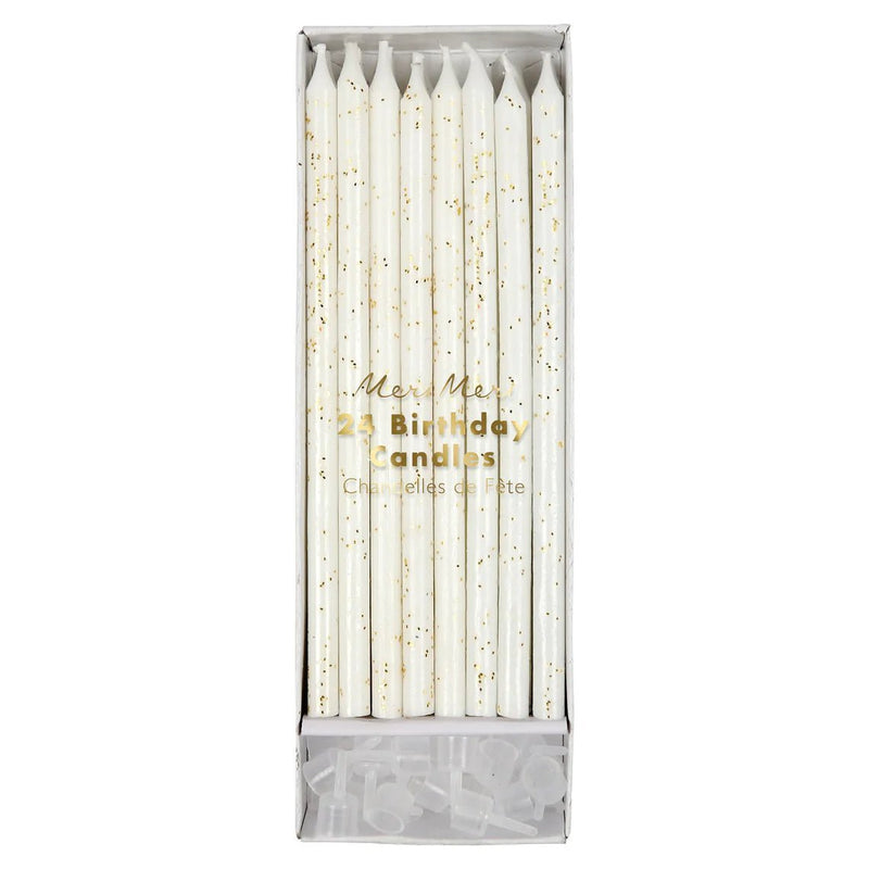 Gold Glitter Candles | Boutique Ballooons