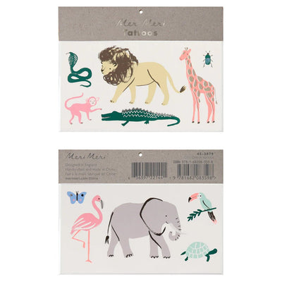 Safari Trek Large Tattoos | Boutique Ballooons