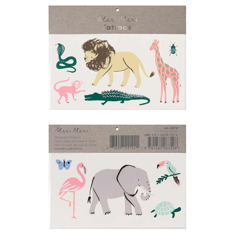 Safari Trek Large Tattoos | Boutique Ballooons