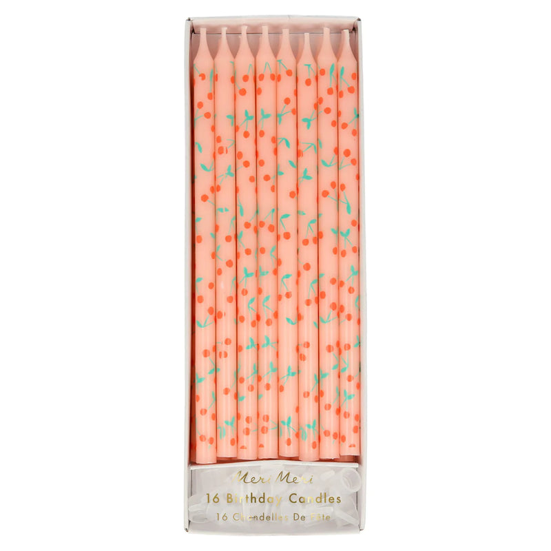 Cherry Pattern Candles