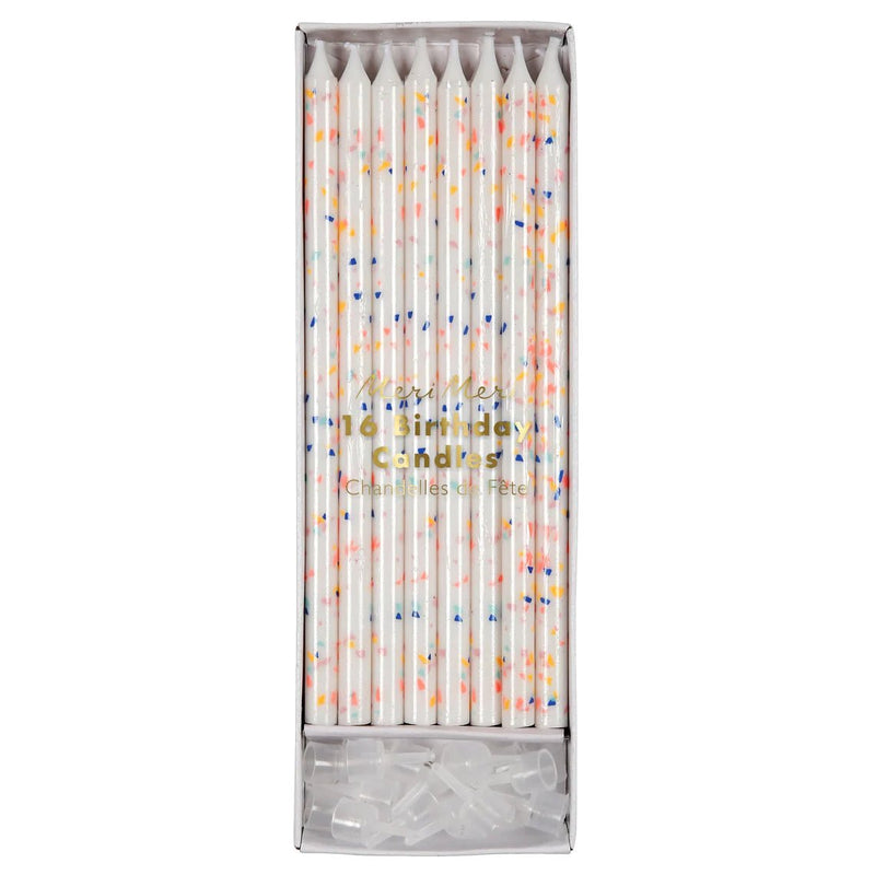 Neon Confetti Candles | Boutique Ballooons