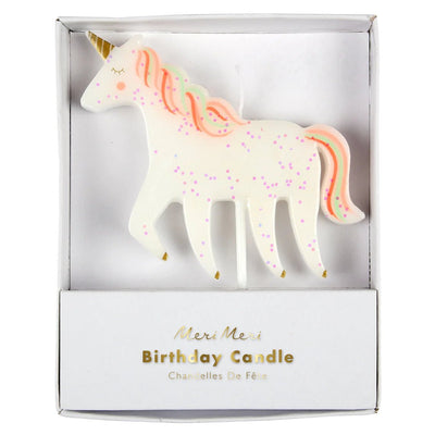 Unicorn Glitter Candle | Boutique Ballooons