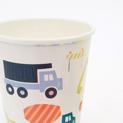 Construction Cups | Boutique Ballooons