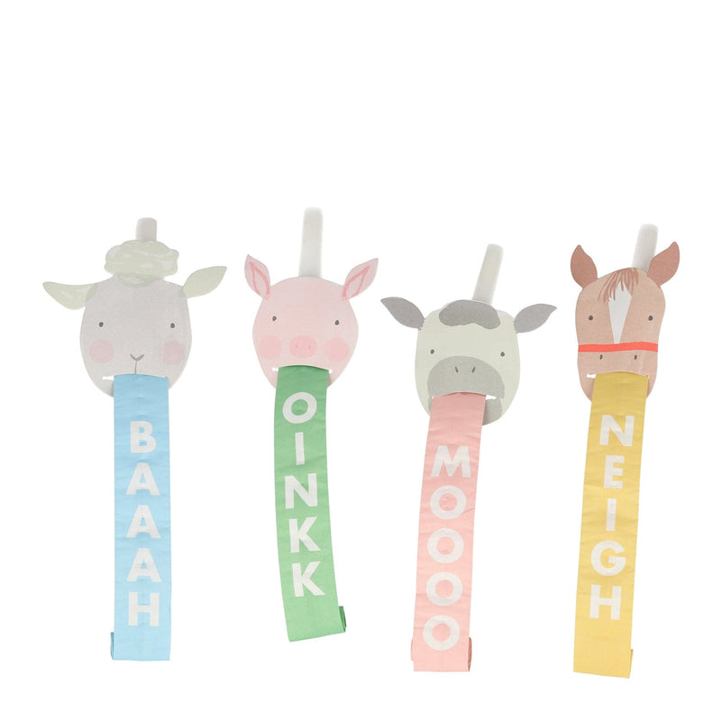 On The Farm Party Blowers | Boutique Ballooons