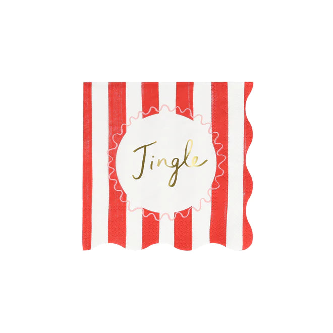 Striped Small Napkins