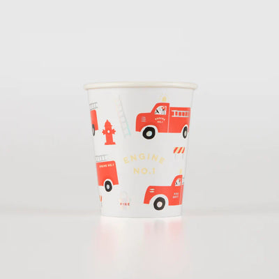 Fire Truck Cups | Boutique Ballooons