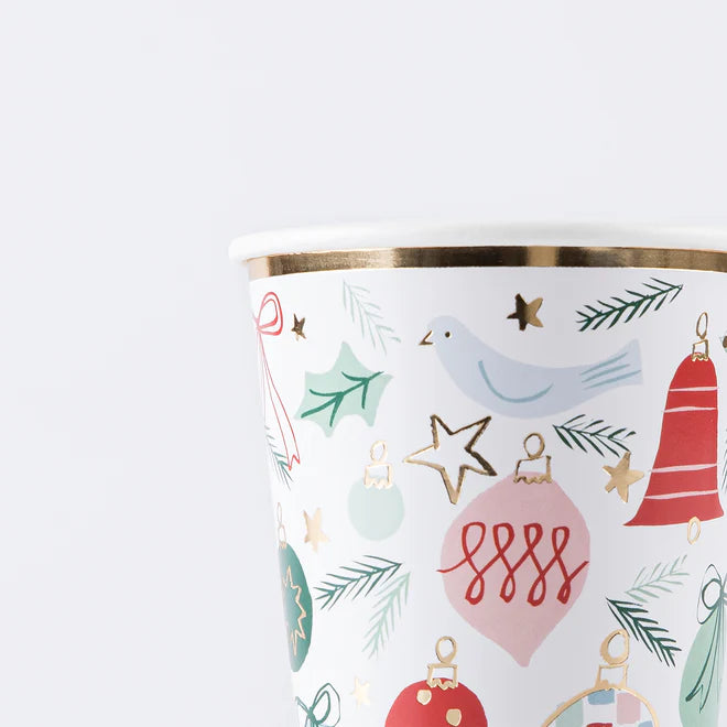 Festive Pattern Cups
