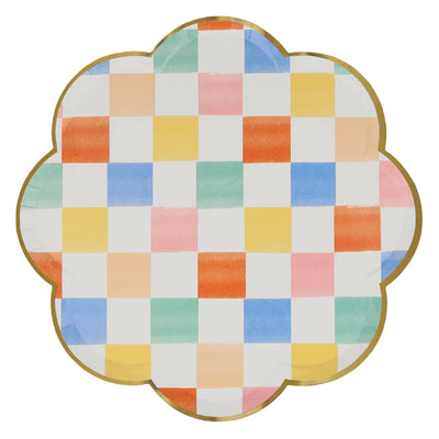 Colourful Pattern Dinner Plates