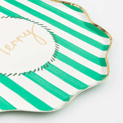 Striped Dinner Plates
