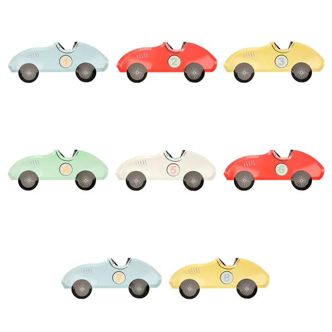 Race Car Plates | Boutique Ballooons