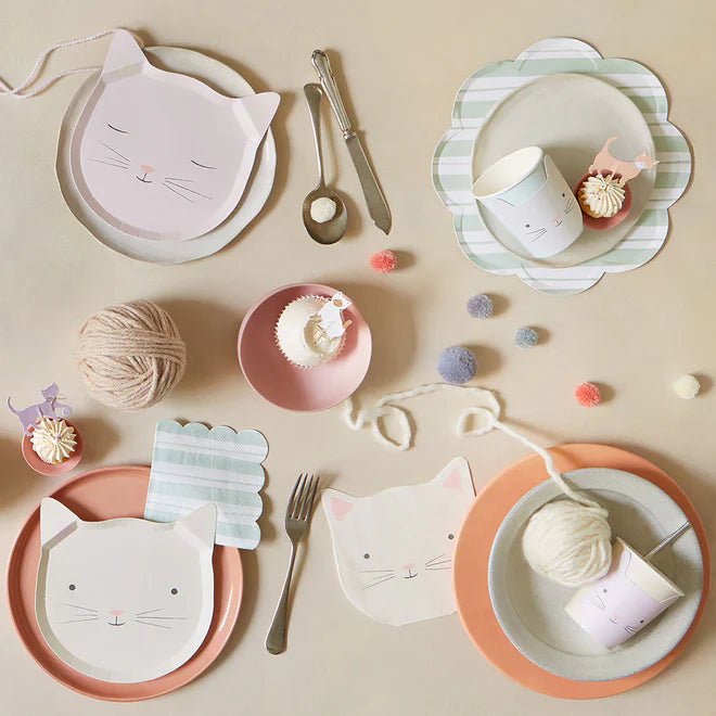 Cute Kitten Plates | Boutique Ballooons