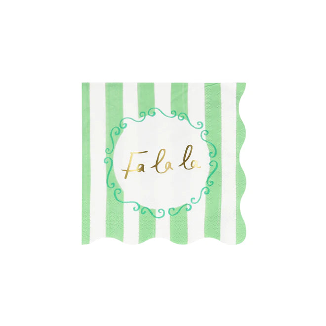 Striped Small Napkins