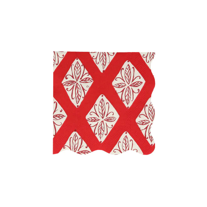 Block Print Small Napkins