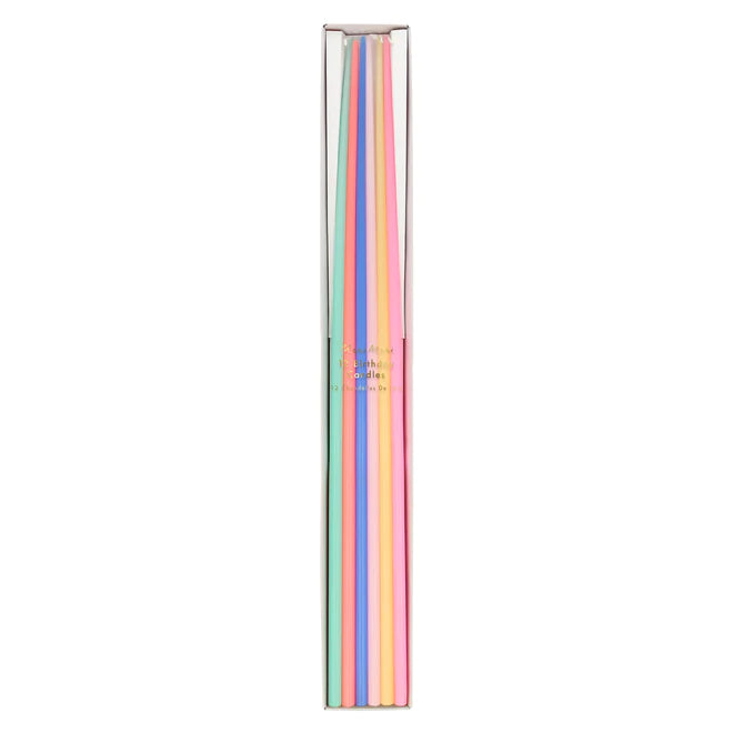 Mixed Tall Tapered Candles | Boutique Ballooons