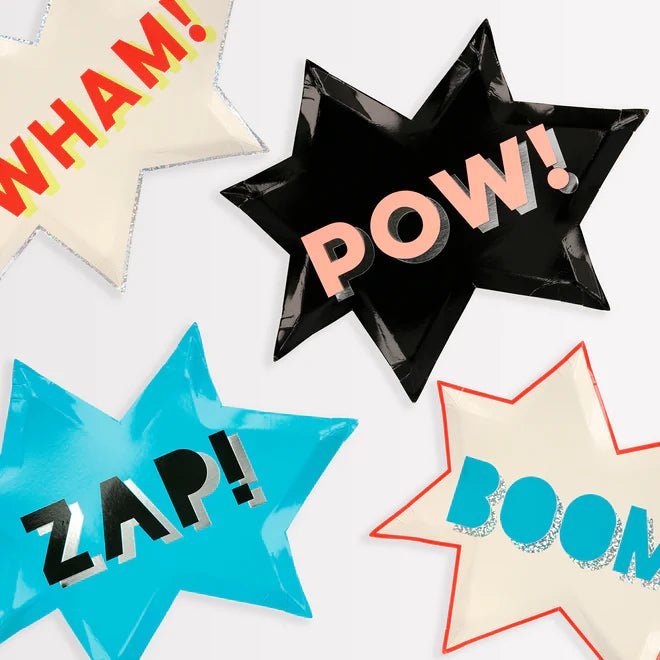 Superhero Plates | Boutique Ballooons