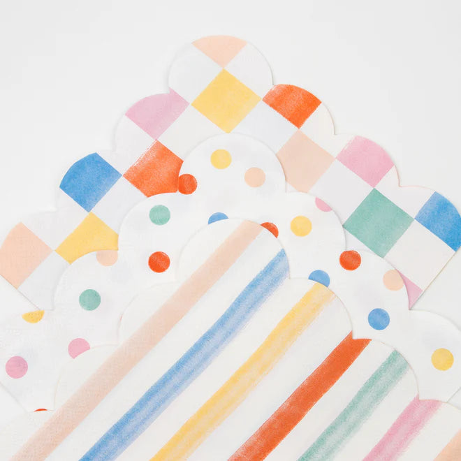 Colourful Pattern Large Napkins