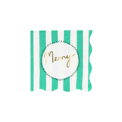 Striped Small Napkins