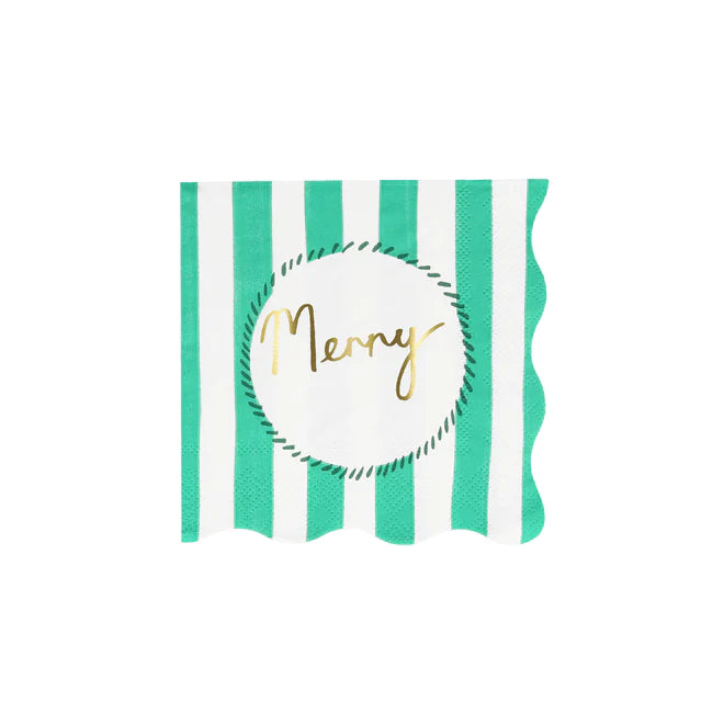 Striped Small Napkins