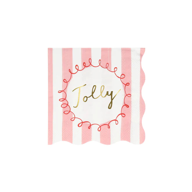 Striped Small Napkins