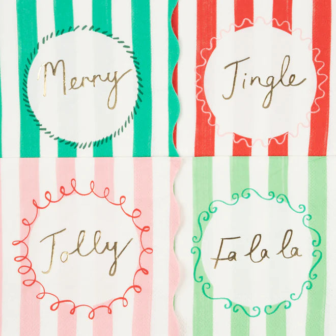 Striped Small Napkins
