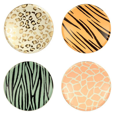 Safari Animal Print Dinner Plates | Boutique Ballooons
