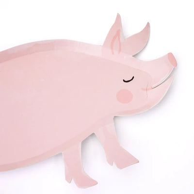 On The Farm Pig Plates