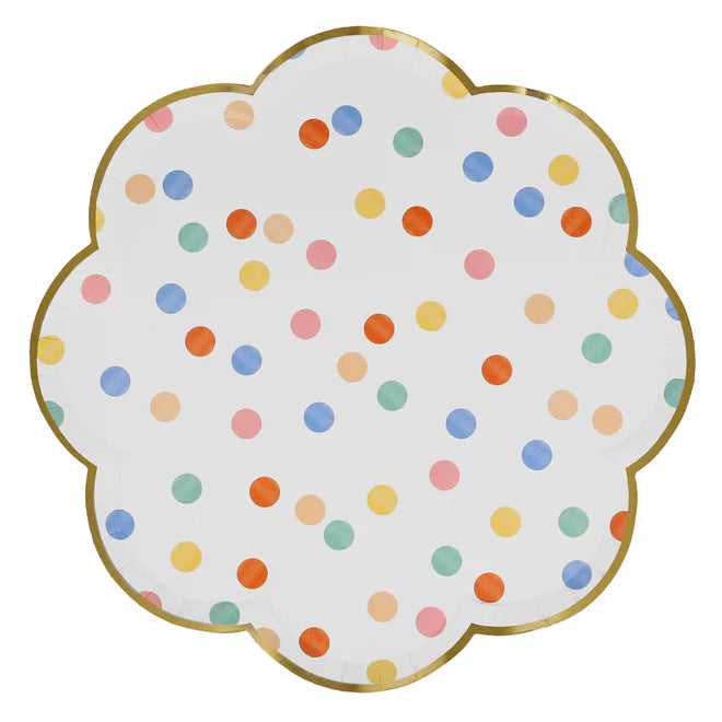Colourful Pattern Dinner Plates