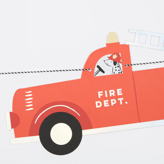 Fire Truck Garland