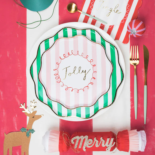 Reindeer With Holly Napkins