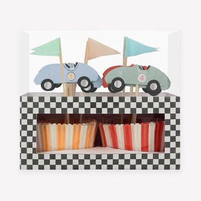 Race Cars Cupcake Kit | Boutique Ballooons