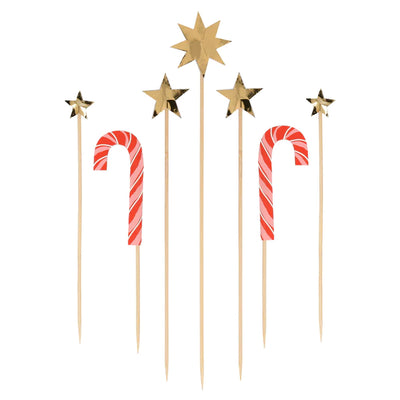 Christmas Honeycomb Cake Topper Set